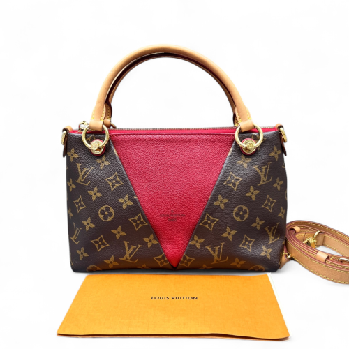 Louis Vuitton V Tote BB Monogram Brown