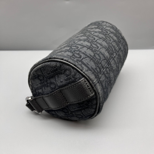 Dior Roller Messenger Bag Oblique Black Grey