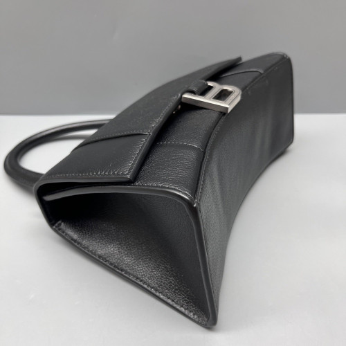 Balenciaga Hourglass Small Grained Calfskin Black