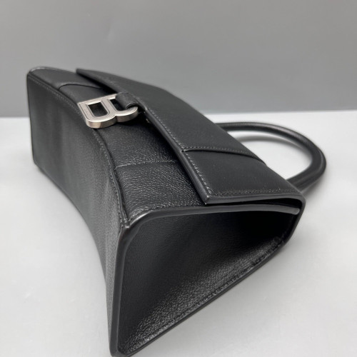 Balenciaga Hourglass Small Grained Calfskin Black