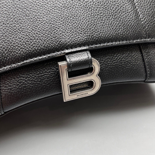 Balenciaga Hourglass Small Grained Calfskin Black