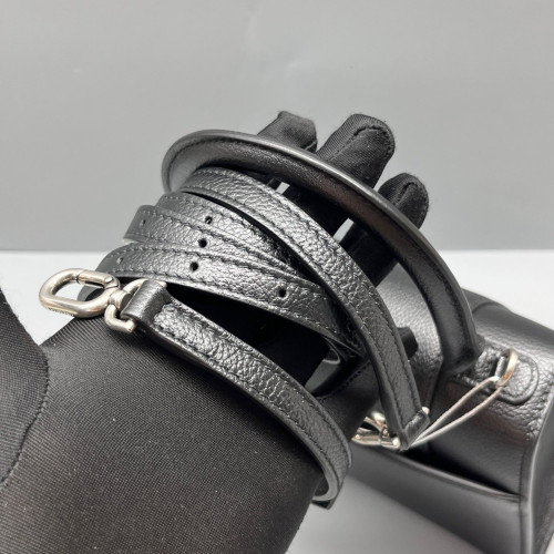 Balenciaga Hourglass Small Grained Calfskin Black