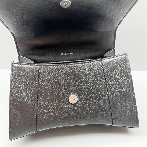Balenciaga Hourglass Small Grained Calfskin Black