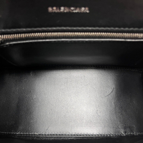 Balenciaga Hourglass Small Grained Calfskin Black
