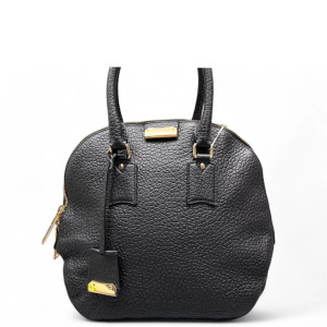 Burberry Large Orchard Bowling Bag Grained Calfskin Black Burberry Large Orchard Bowling Bag Grained Calfskin Black