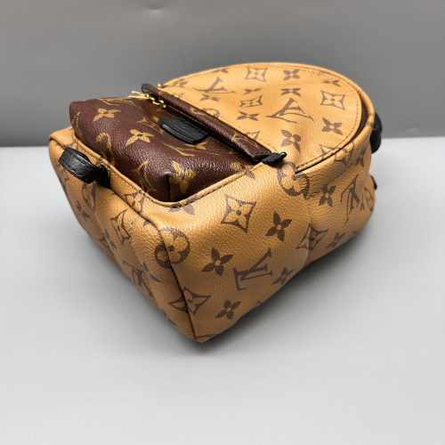 Louis Vuitton Palm Springs Backpack Mini Reverse Monogram Brown