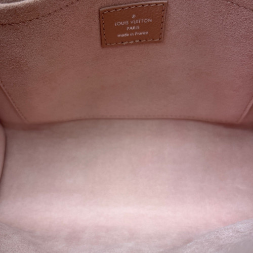 Louis Vuitton Mylockme Chain Bag BB Calfskin Pink White
