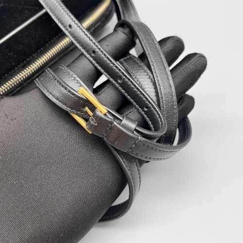 Yves Saint Laurent Camera Case Velvet Calfskin Black