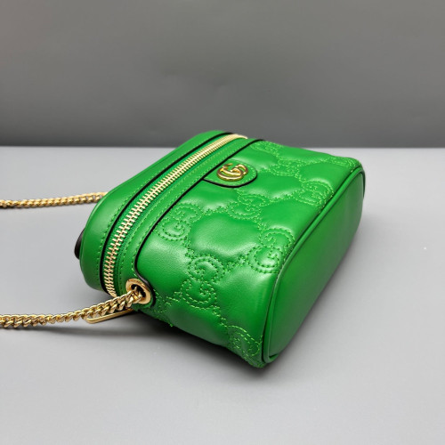 Gucci Small Vanity Case GG Supreme Monogram Green