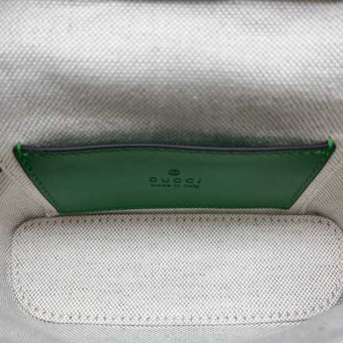 Gucci Small Vanity Case GG Supreme Monogram Green