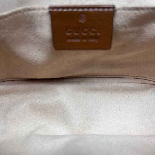 Gucci Matelasse Mini GG Marmont Calfskin Tan