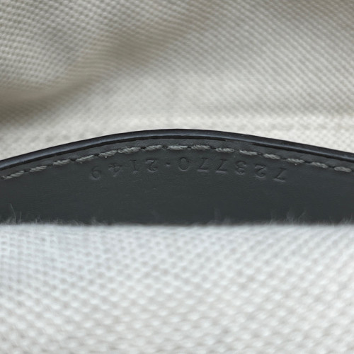 Gucci Mini Top Handle Vanity Case Guccissima Grey