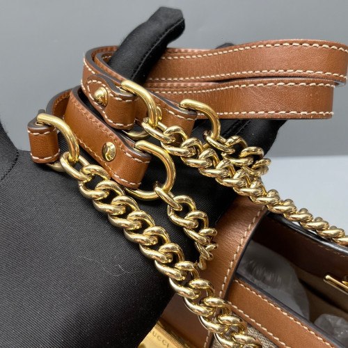 Gucci Small Padlock Tote GG Supreme Monogram Brown Beige Gucci Small Padlock Tote GG Supreme Monogram Brown Beige