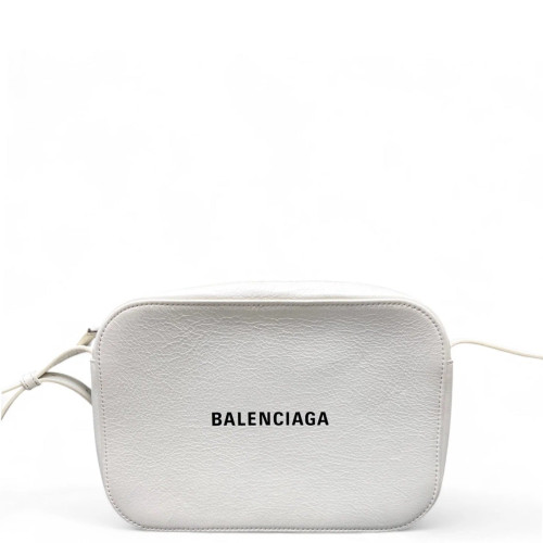 Balenciaga Camera Case Calfskin White