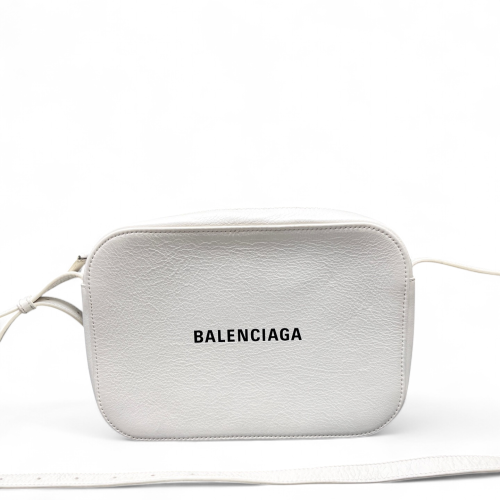 Balenciaga Camera Case Calfskin White