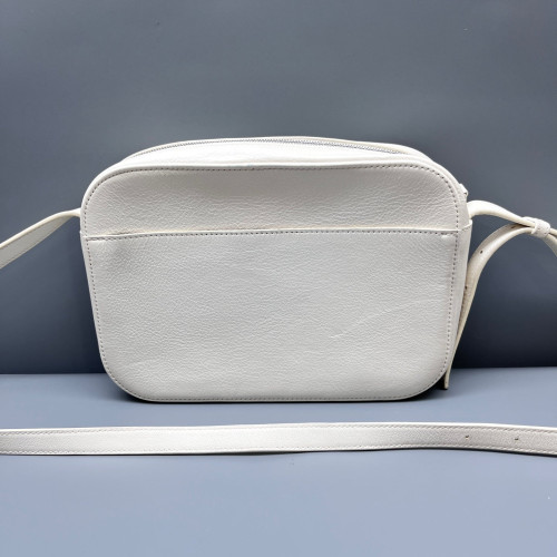 Balenciaga Camera Case Calfskin White