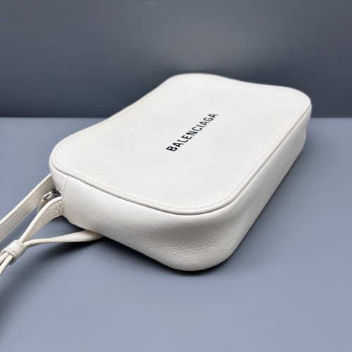 Balenciaga Camera Case Calfskin White
