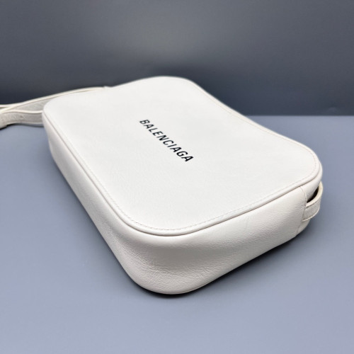 Balenciaga Camera Case Calfskin White