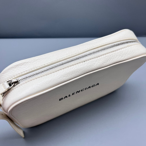 Balenciaga Camera Case Calfskin White