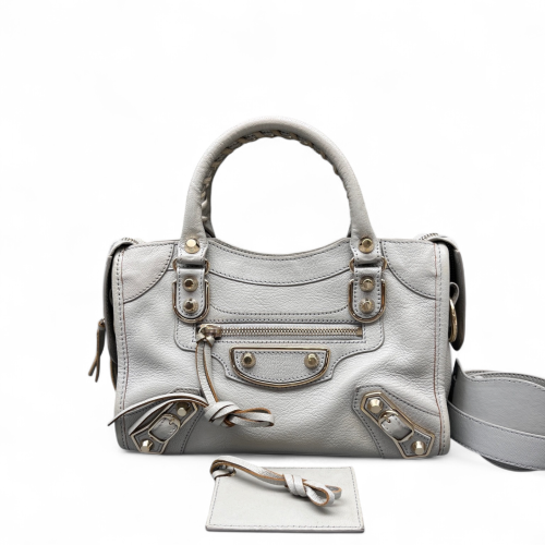 Balenciaga Mini City Calfskin Grey
