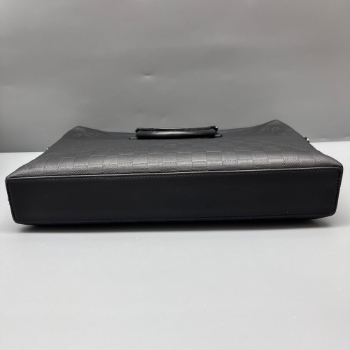 Louis Vuitton Porte Documents Jour Monogram Shadow Black