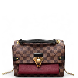 Louis Vuitton Vavin PM Damier Ebene Burgundy Brown