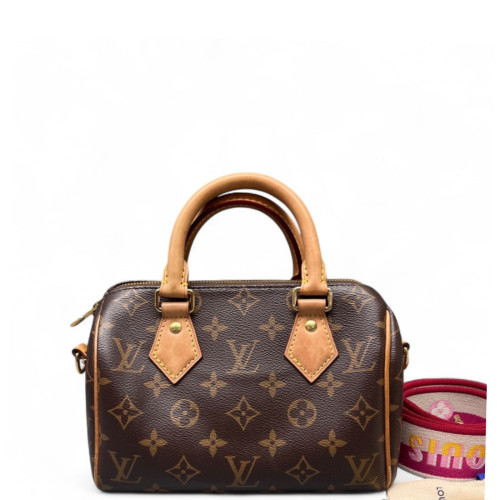 Louis Vuitton Speedy Bandouliere 20 Monogram Brown