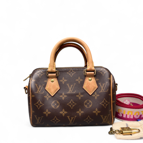 Louis Vuitton Speedy Bandouliere 20 Monogram Brown