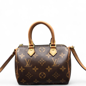 Louis Vuitton Nano Speedy Monogram Brown