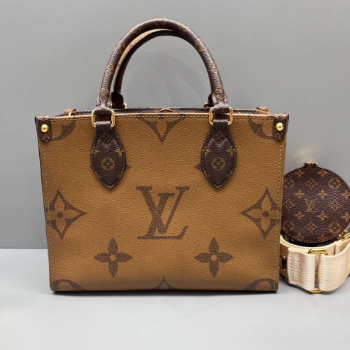 Louis Vuitton Onthego PM Reverse Monogram Giant Brown