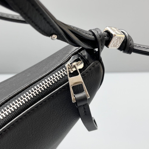 Loewe Mini Hammock Hobo Calfskin Black