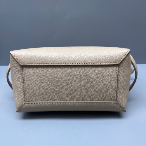 Celine Nano Belt Bag Grained Calfskin Grey