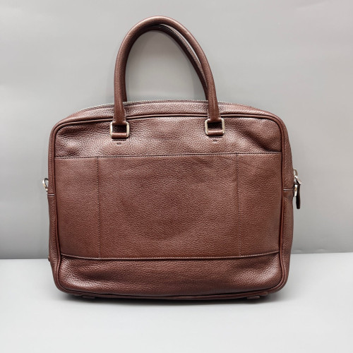 Prada Briefcase Vitello Daino Brown Yellow Prada Briefcase Vitello Daino Brown Yellow