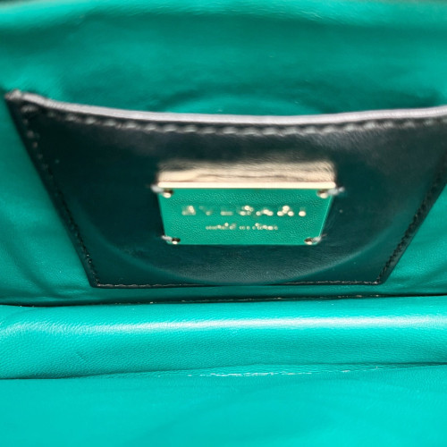 Bvlgari Small Serpenti Forever Shoulder Bag Calfskin Black