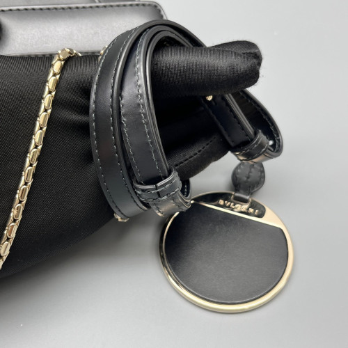 Bvlgari Serpenti Forever Day-To-Night Shoulder Bag Smooth Calfskin Black