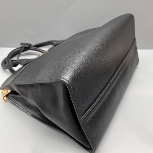 Prada Large Esplanade Saffiano Calfskin Black