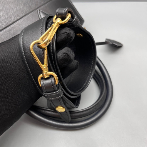 Prada Large Esplanade Saffiano Calfskin Black