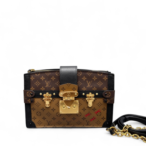 Louis Vuitton Trunk Clutch Reverse Monogram Brown