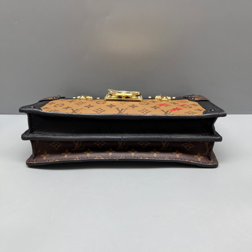Louis Vuitton Trunk Clutch Reverse Monogram Brown