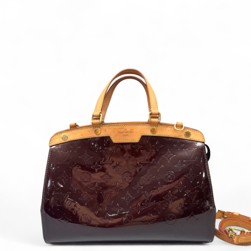 Louis Vuitton Brea MM Vernis Burgundy