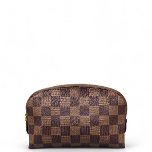 Louis Vuitton Cosmetic Pouch Damier Ebene Brown