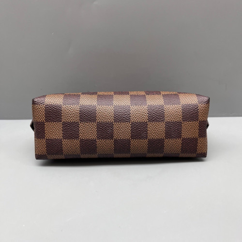 Louis Vuitton Cosmetic Pouch Damier Ebene Brown