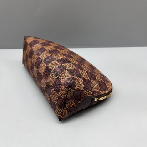 Louis Vuitton Cosmetic Pouch Damier Ebene Brown