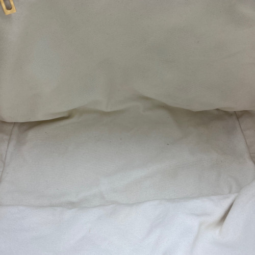 Celine Tote Bag Canvas Calfskin Tan Beige Celine Tote Bag Canvas Calfskin Tan Beige