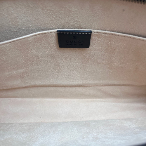 Gucci Matelasse GG Marmont Clutch Calfskin Black