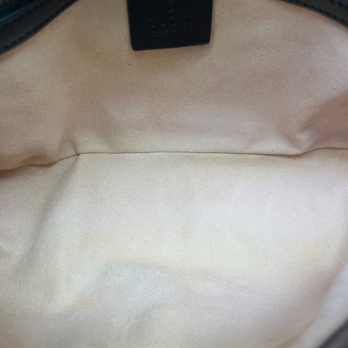 Gucci Matelasse Small GG Marmont Calfskin Black
