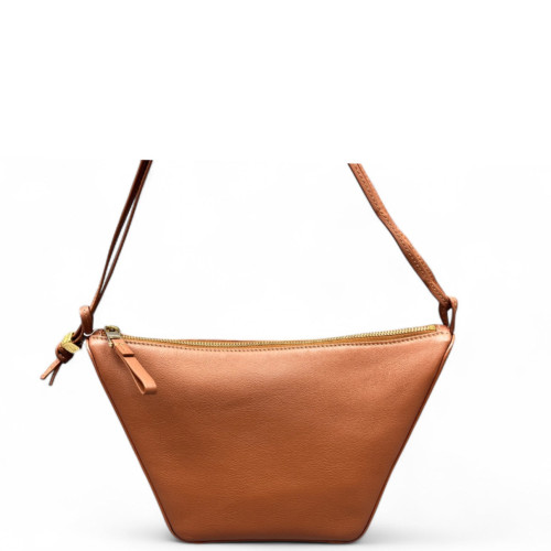 Loewe Mini Hammock Hobo Calfskin Light Brown