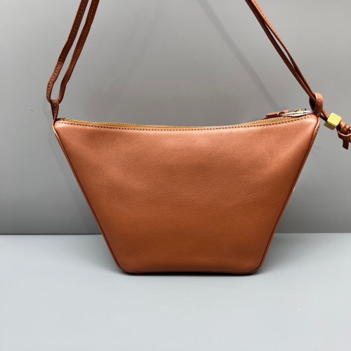Loewe Mini Hammock Hobo Calfskin Light Brown
