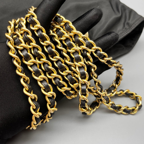 Prada Chain Hobo Nylon Black