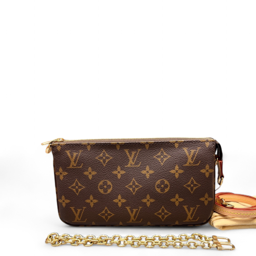 Louis Vuitton Pochette Accessories Monogram Brown